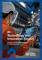 Cover of Technology and Innovation Report 2025: Inclusive artificial intelligence for development